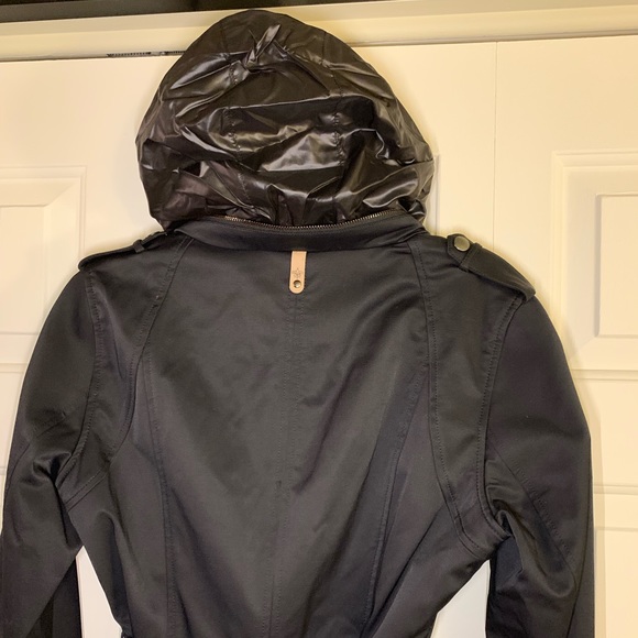 Mackage black trench coat - Picture 4 of 5